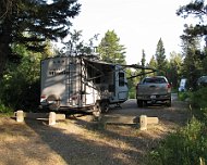 Spring Creek Campground Lewis and Clark National Forest, Montana