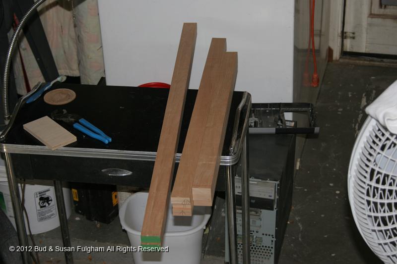 IMG_9257.JPG - First set of victims to try the new sled.  3/4 x 1 3/4 cherry to be made into gallery frames.