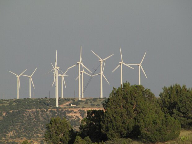 WindFarm Mesa Tech at Tucumcari and the Caprock Wind Farm September 5